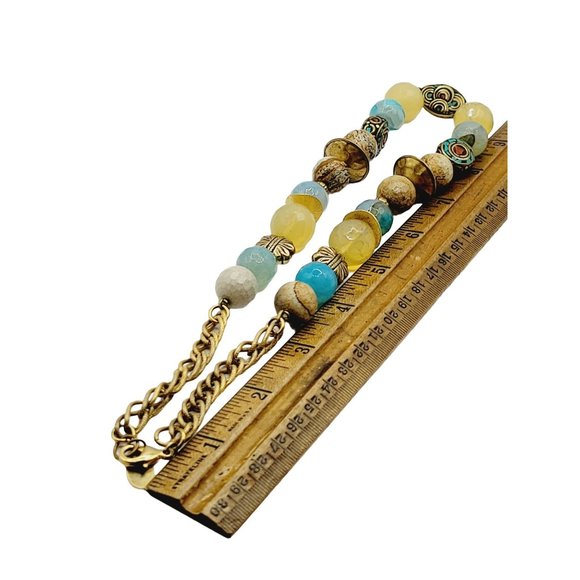 Signed Bee Charming NOS Semi Precious Necklace (A320) - Picture 3 of 4